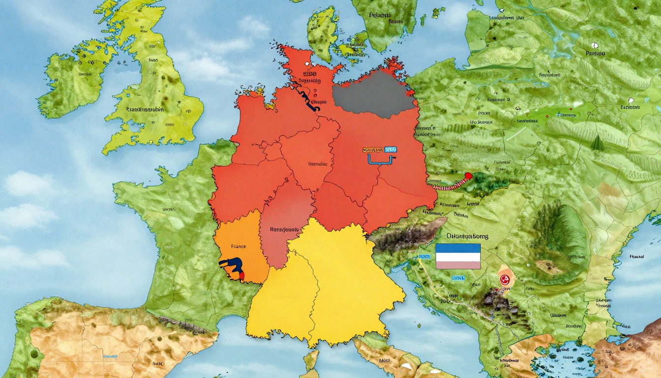 Z kim graniczą Niemcy