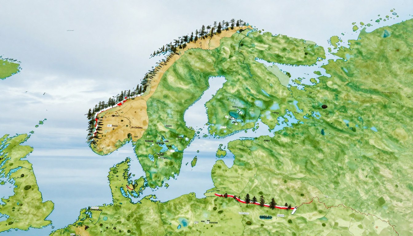 Z kim graniczy Finlandia