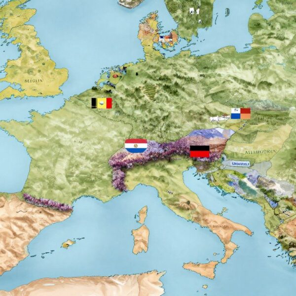 Z kim graniczy Francja – sąsiedzi w Europie i granice terytoriów zamorskich