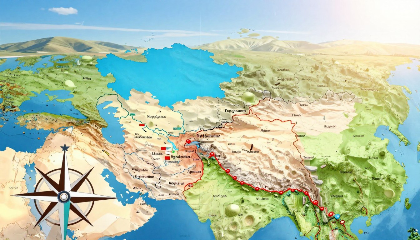 Z kim graniczy Uzbekistan